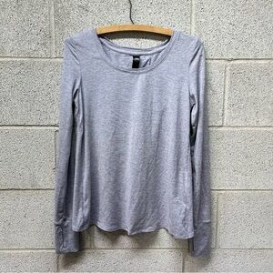 Yogalicious Long Sleeve Open Back Shirt